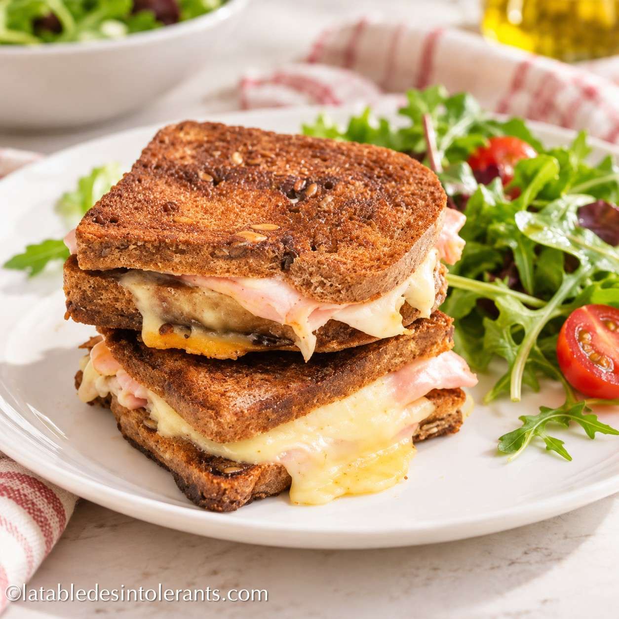 CROQUE-MONSIEUR sans gluten ni lactose